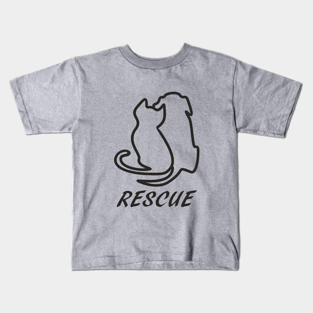 Rescue2 Kids T-Shirt by BeAwesomeApparel